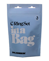 In a Bag Cock Ring Set - Black