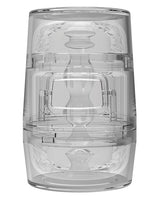 Main Squeeze Pop Off Ultraskyn Compact Masturbator - Pussy and Butt - Clear