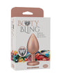 Booty Bling Jeweled Metal Plug - Large Gold