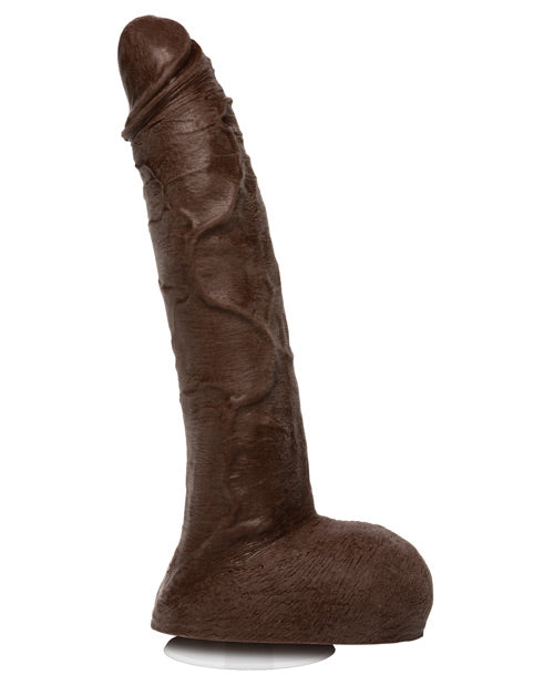 Signature Cocks Jason Luv Dildo 10in - Chocolate