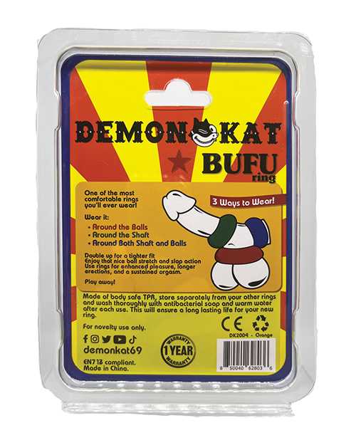 Demon Kat BuFu Ring - Orange