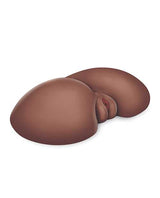LuvDollz Remote Controlled Vibrating Rechargeable Masturbator with Bullets and Remote Control - Pussy and Ass - Chocolate