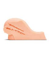LuvDollz Remote Controlled Doggy Style Vibrating Rechargeable Masturbator with Bullets and Remote Control - Pussy and Ass - Vanilla