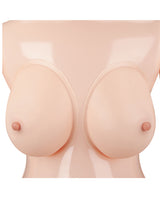 Luvdollz Vibrating Life-Size Blonde Blowup Doll with Remote Control - Vanilla