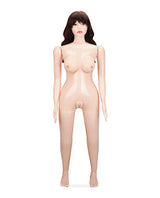 Luvdollz Vibrating Life-Size Blowup Doll with Remote Control - Vanilla