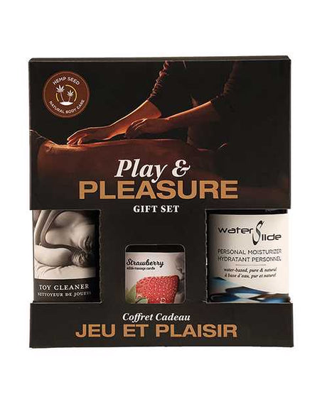 Earthly Body Play & Pleasure Gift Set - Asst. Strawberry