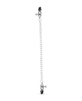 Easy Toys Big Nipple Clamps w/Chain - Silver