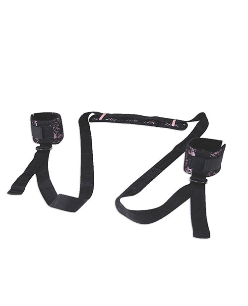 Lux Fetish Position Pal Adjustable Position Straps - Black