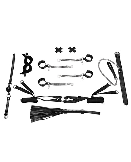 Lux Fetish All-Chained-Up Bondage Play Bedspreaders (6 piece set)