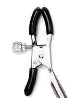 Lux Fetish Feather Nipple Clamps - Black