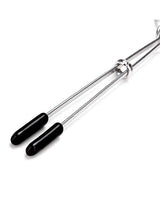 Lux Fetish Adjustable Tweezer Nipple Clips - Black