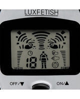 Lux Fetish Electro-Sex Kit with Stimulation Pads - Black/Silver