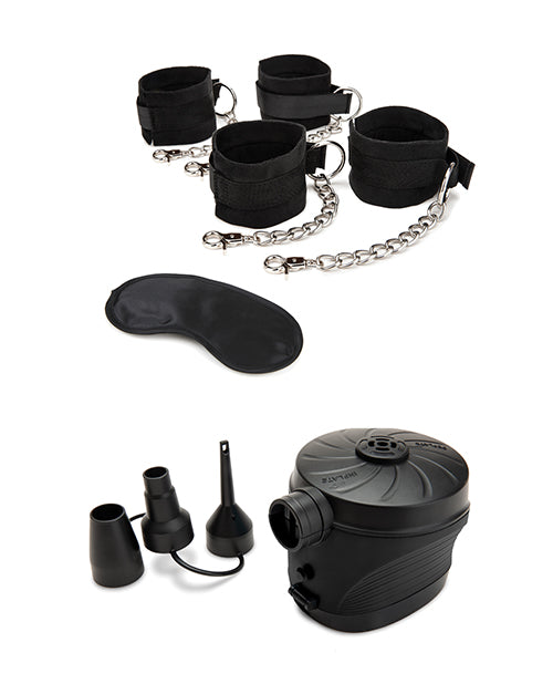 Lux Fetish Inflatable BDSM Sex Sofa Set 6 Piece - Red/Black