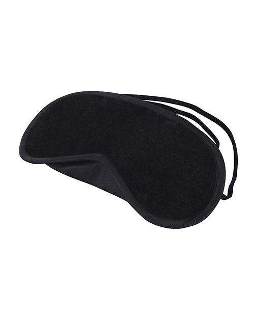 Lux Fetish Peek a Boo Love Mask - Black