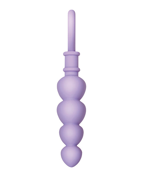 Sweet Treat Silicone Anal Beads - Purple