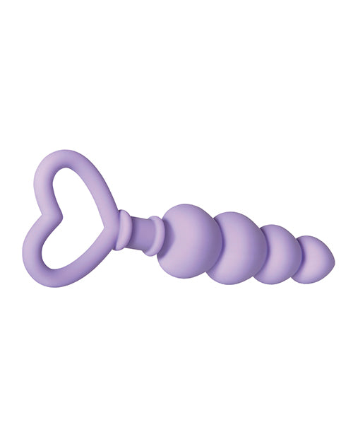 Sweet Treat Silicone Anal Beads - Purple