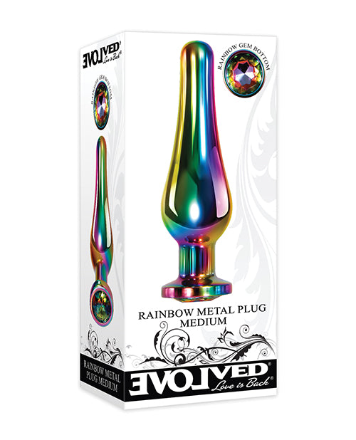 Evolved Rainbow Metal Plug - Medium