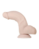 Real Supple Poseable Dildo with Balls 7in - Vanilla