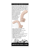 Real Supple Poseable Dildo with Balls 9.5in - Vanilla