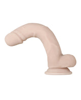 Real Supple Poseable Dildo with Balls 9.5in - Vanilla