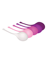 Tight and Delight Silicone Weighted Kegel Balls Set (5 piece) - Multicolor