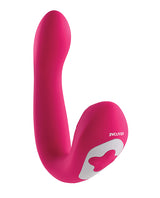 Buck Wild Rechargeable Silicone G-Spot Vibrator - Pink