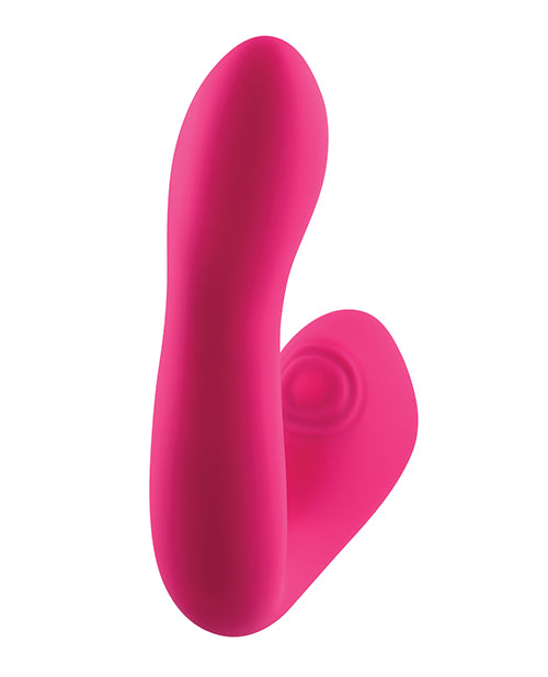 Buck Wild Rechargeable Silicone G-Spot Vibrator - Pink