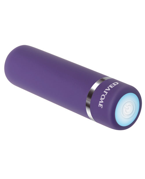 Purple Passion Rechargeable Silky Smooth Bullet - Purple