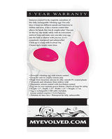 Remote Controlled Rechargeable Silicone Egg Vibrator - Pink