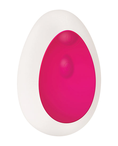 Remote Controlled Rechargeable Silicone Egg Vibrator - Pink