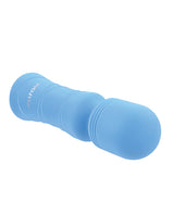 Out of The Blue Rechargeable Silicone Wand Vibrator - Blue