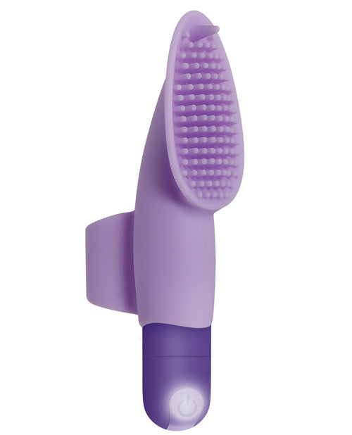 Fingerific Rechargeable Silicone Finger Vibrator - Purple