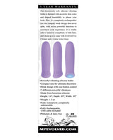 Purple Haze Rechargeable Silicone Bullet - Purple