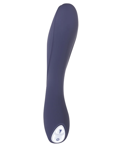 Coming Strong Rechargeable Silicone Vibrator - Purple