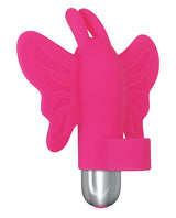 My Butterfly Rechargeable Silicone Finger Vibrator - Pink