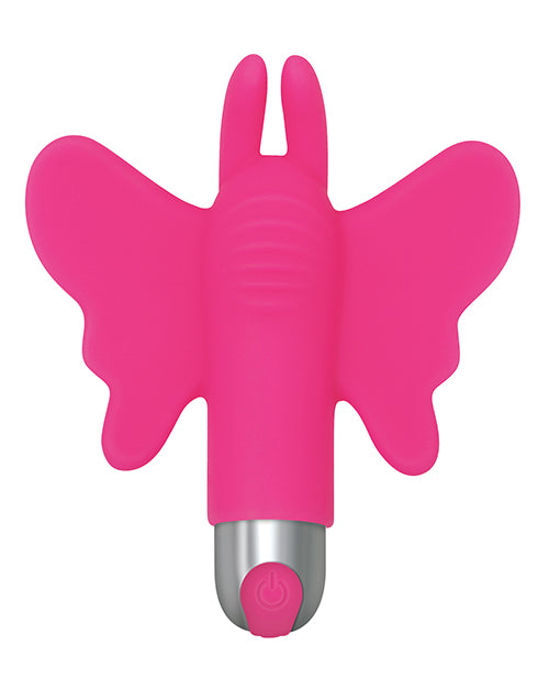 My Butterfly Rechargeable Silicone Finger Vibrator - Pink