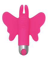 My Butterfly Rechargeable Silicone Finger Vibrator - Pink