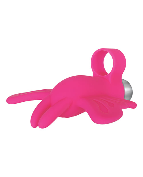 My Butterfly Rechargeable Silicone Finger Vibrator - Pink