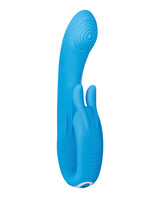 Sea Breeze Bunny Rechargeable Silicone G-Spot Rabbit Vibrator - Blue