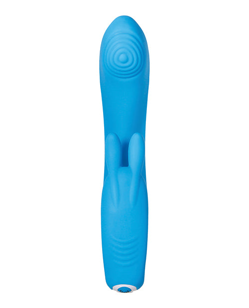 Sea Breeze Bunny Rechargeable Silicone G-Spot Rabbit Vibrator - Blue