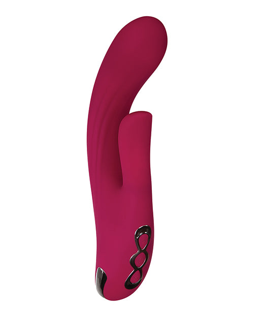 Red Dream Rechargeable Silicone Vibrator - Burgundy