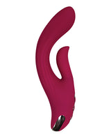 Red Dream Rechargeable Silicone Vibrator - Burgundy