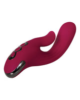 Red Dream Rechargeable Silicone Vibrator - Burgundy