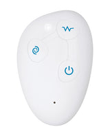 Twistin` The Night Away Silicone Rechargeable Egg with Remote Control - Blue