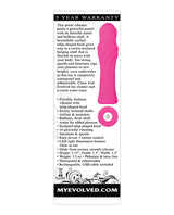 Twist and Shout Silicone Rechargeable Vibrator - Pink