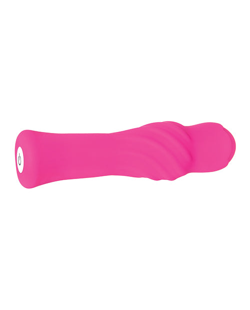 Twist and Shout Silicone Rechargeable Vibrator - Pink