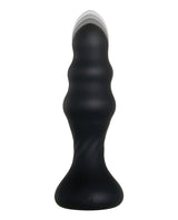 Backdoor Banger Silicone Rechargeable Anal Vibrator with Remote Control - Black