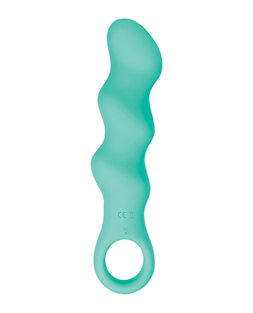 Triple Teaser Silicone Rechargeable Triple Motor Vibrator - Aqua