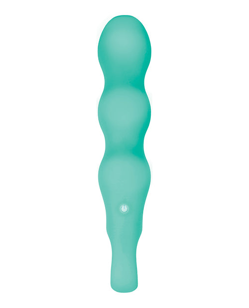 Triple Teaser Silicone Rechargeable Triple Motor Vibrator - Aqua