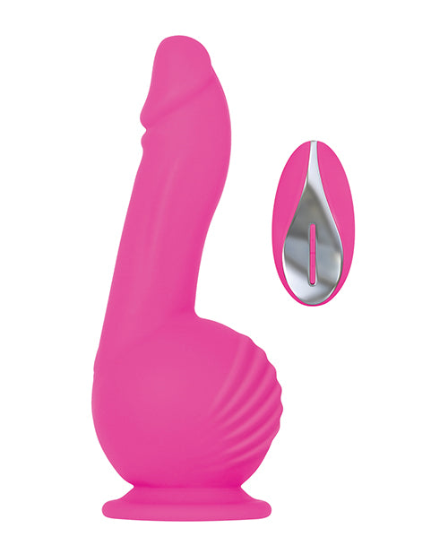 Ballistic Silicone Rechargeable Vibrator with Remote Control - Pink